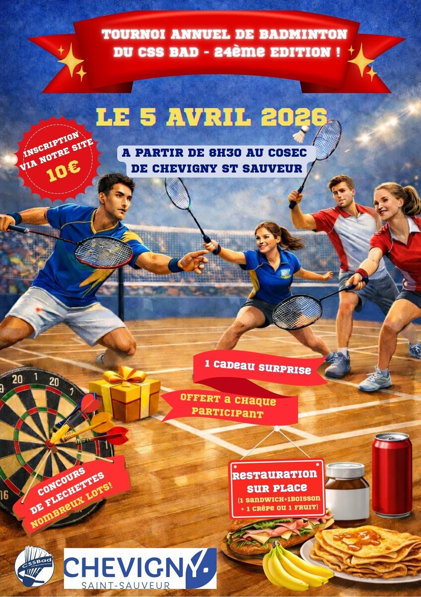Tournoi annuel du CSS Bad