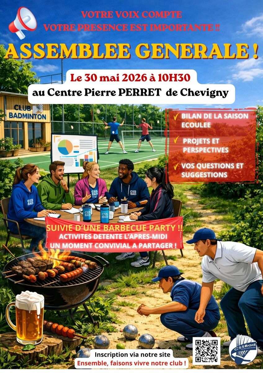Assemblée générale du CSSBad