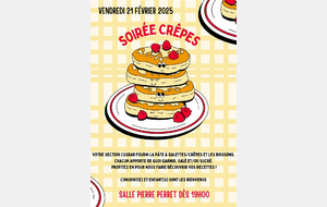 Soirée Crêpes - Inscriptions